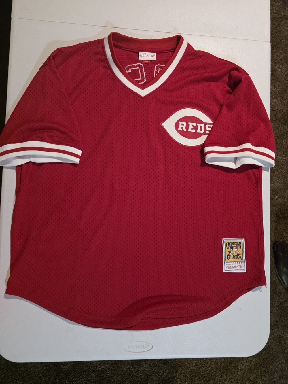 Mitchell & Ness 2XL Cincinnati Reds Pete Rose 1984 Jersey Authentic Cooperstown